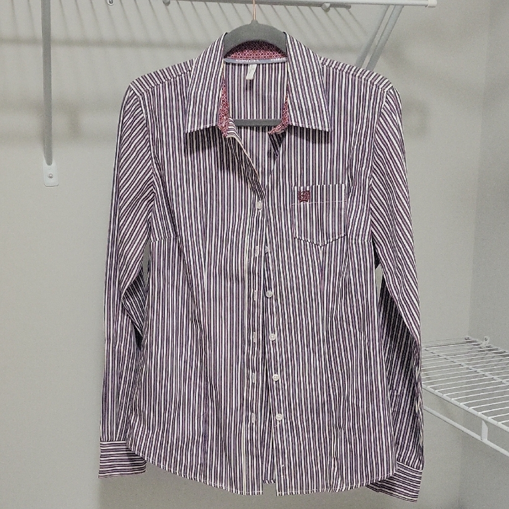 Cinch Striped Button Down Shirt